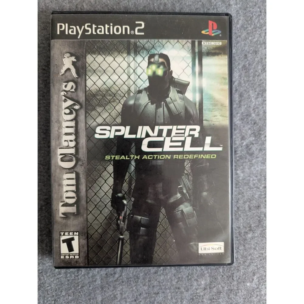 Tom Clancy's Splinter Cell PlayStation 2 PS2 Black Label Complete CIB Tested